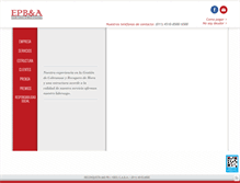 Tablet Screenshot of epb.com.ar
